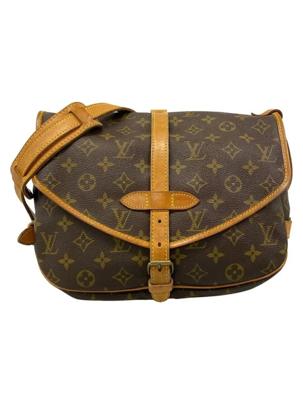 Louis Vuitton Shoulder Bag Monogram Saumur 30 Screw Removal